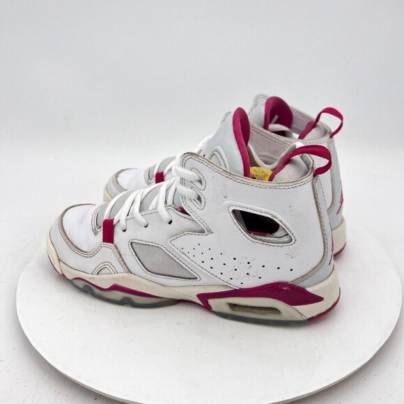 Nike Air Jordan Flight Club 91 Youth Size 4.5Y Women 6 DM1685-102 White Shoes - Picture 7 of 13